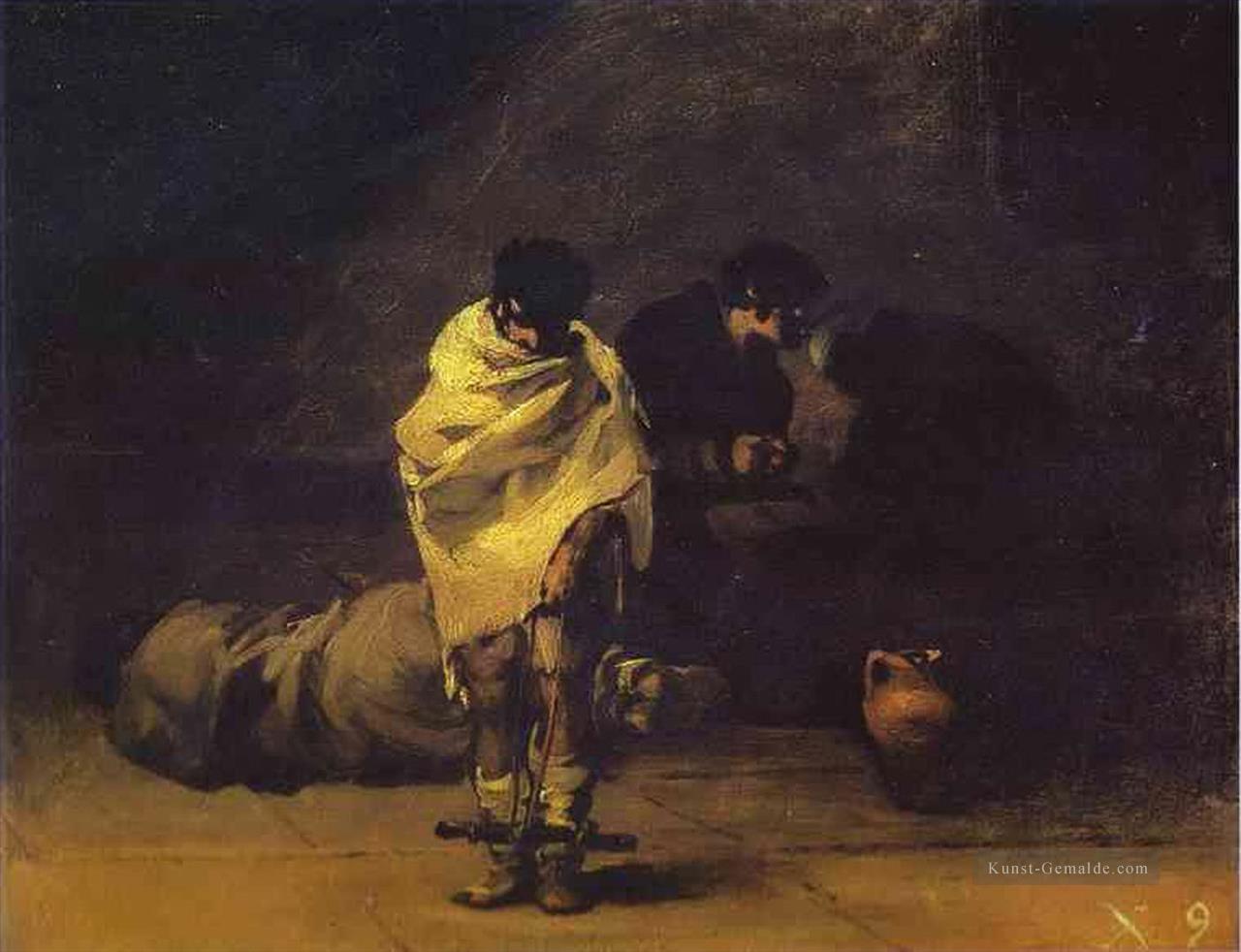 Gefängnis Szene Goya Francisco de Ölgemälde